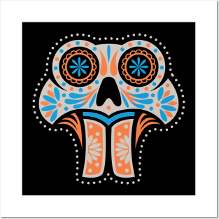 Beaver Sugar Skull Posters and Art